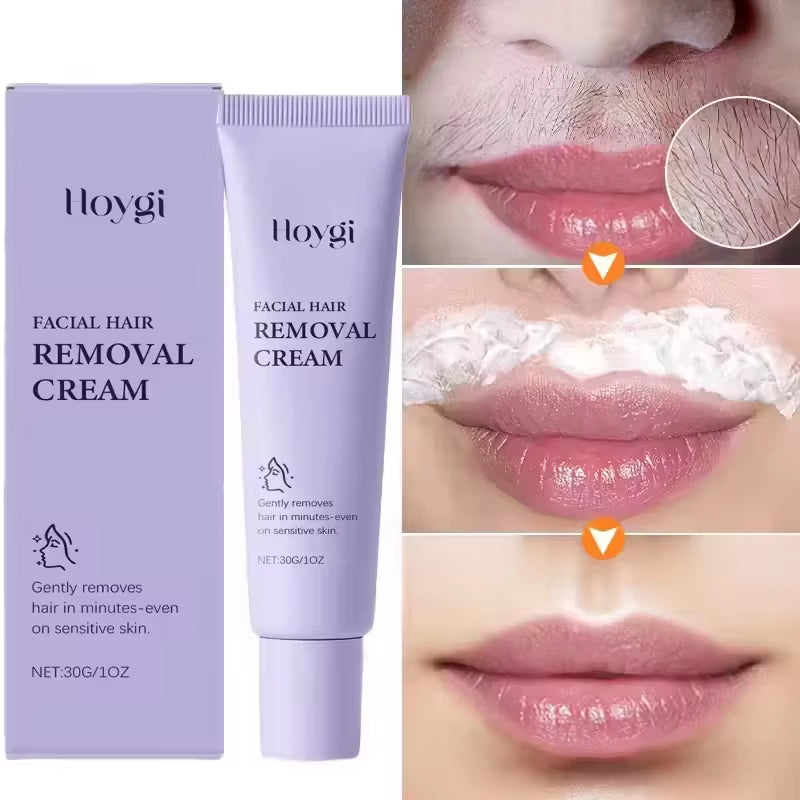 Crema Depilatoria Facial Hidratante con Karité y Centella Asiática