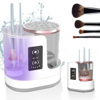 Limpiador Eléctrico Automático para Brochas de Maquillaje con Secado