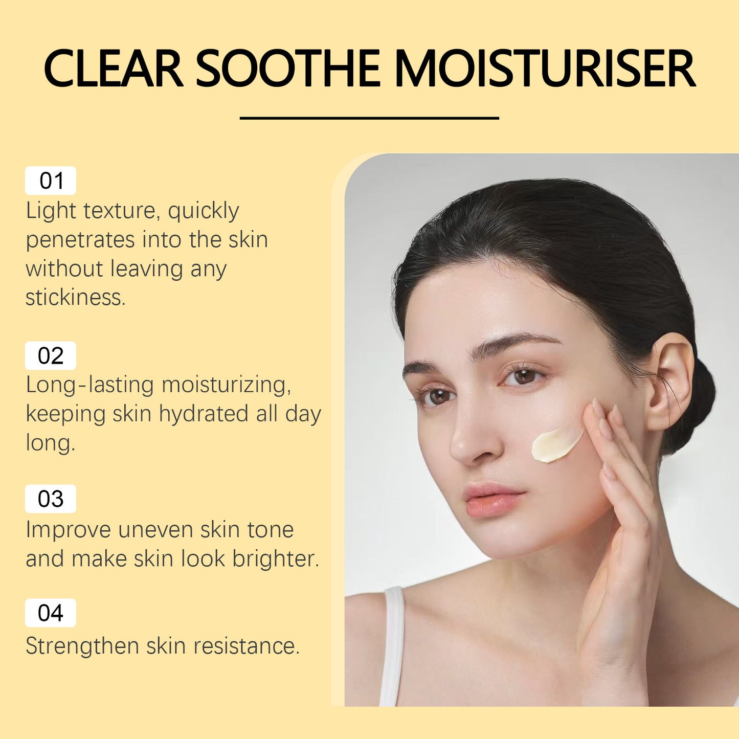 Crema Facial Hidratante con Vitamina C y Extracto de Jengibre