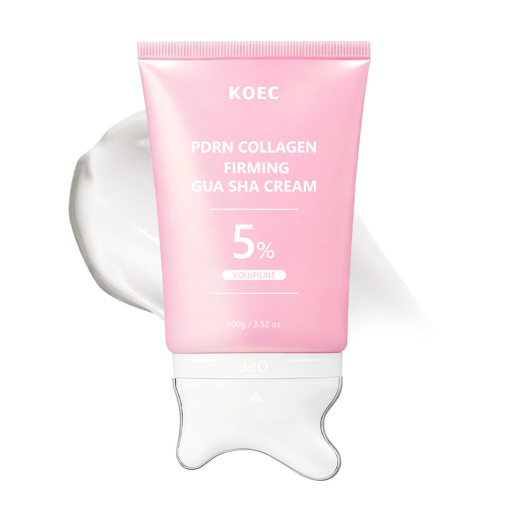 Crema Facial y para Cuello con Colágeno de Salmón para Masaje Gua Sha