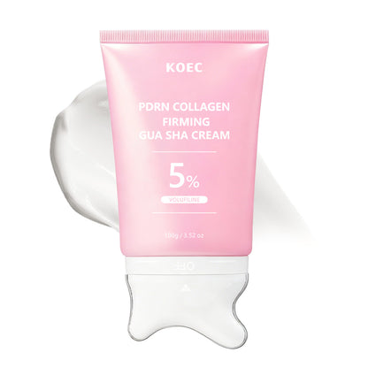 Crema Facial y para Cuello con Colágeno de Salmón para Masaje Gua Sha