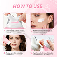 Salmon Collagen Face and Neck Cream for Gua Sha Massage