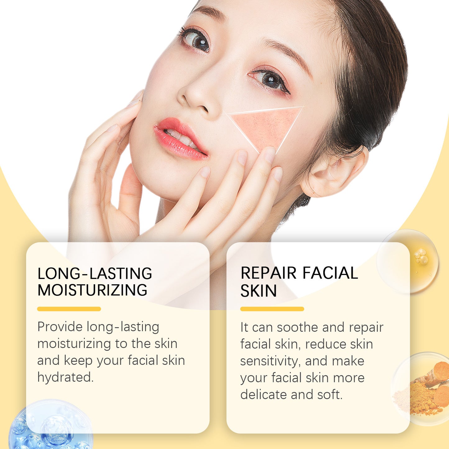 Crema Facial Hidratante con Vitamina C y Extracto de Jengibre