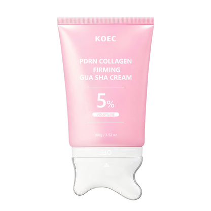 Crema Facial y para Cuello con Colágeno de Salmón para Masaje Gua Sha