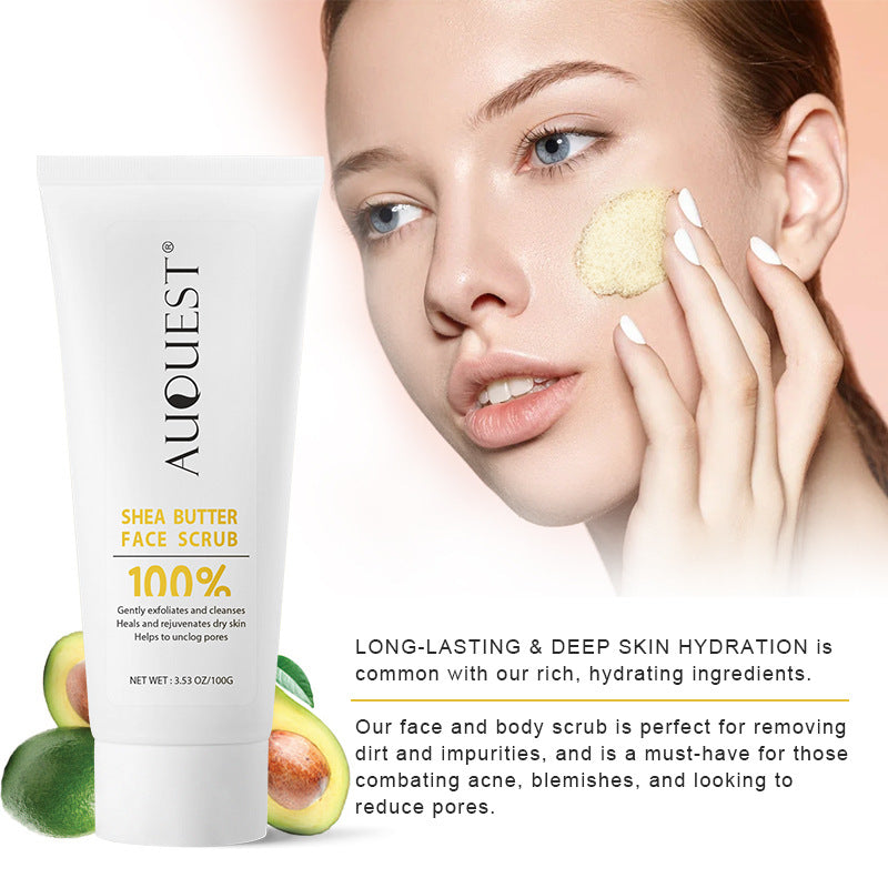 Exfoliante Facial y Corporal AUQUEST con Manteca de Karité